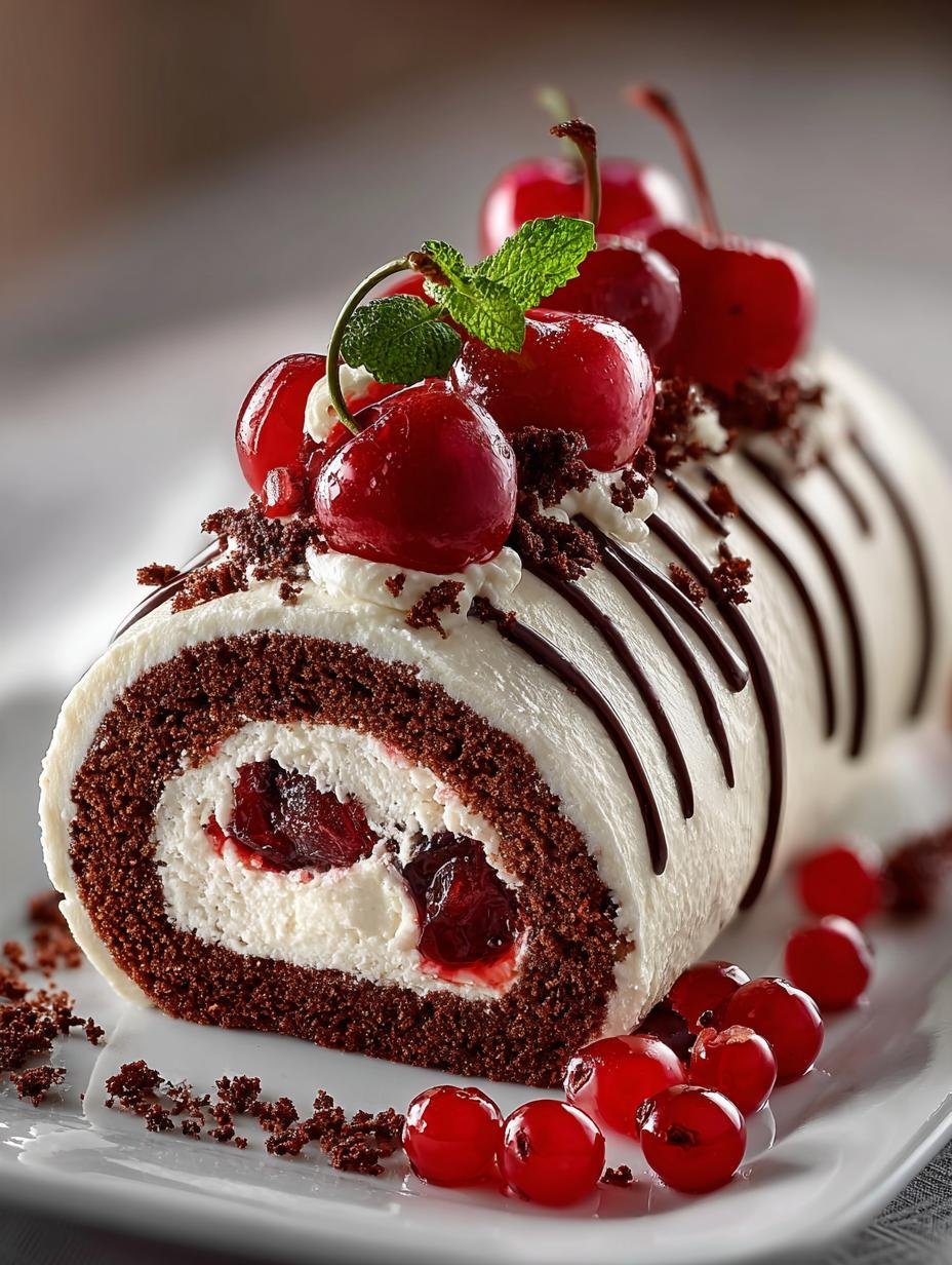 Black Forest Swiss Roll