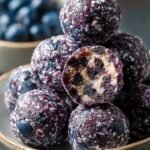 Blueberry Protein Balls Ready