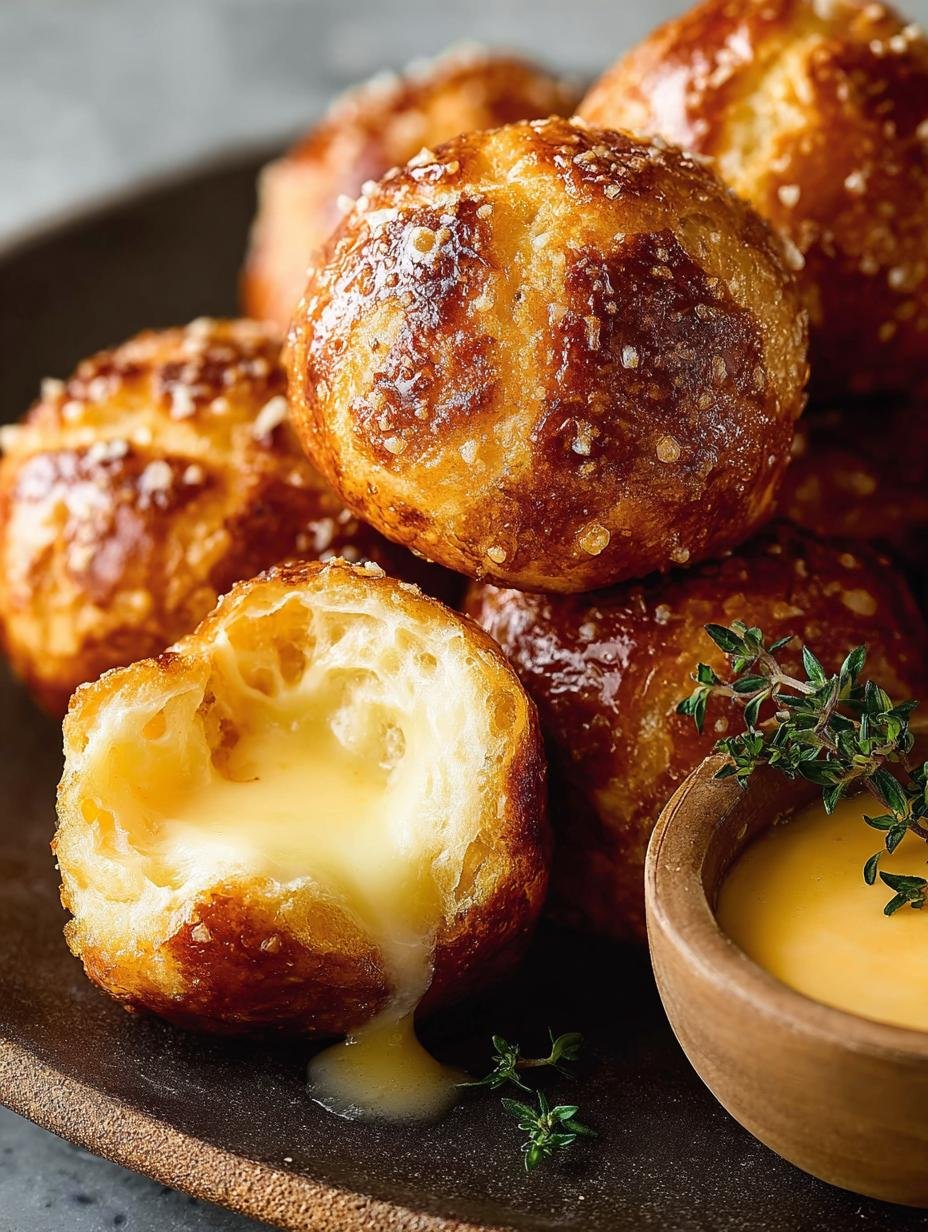 Cheddar Cheese Pretzel Bites: 16 Irresistible Snacks 3 Delicious Cheddar Cheese Pretzel Bites served with dipping sauces