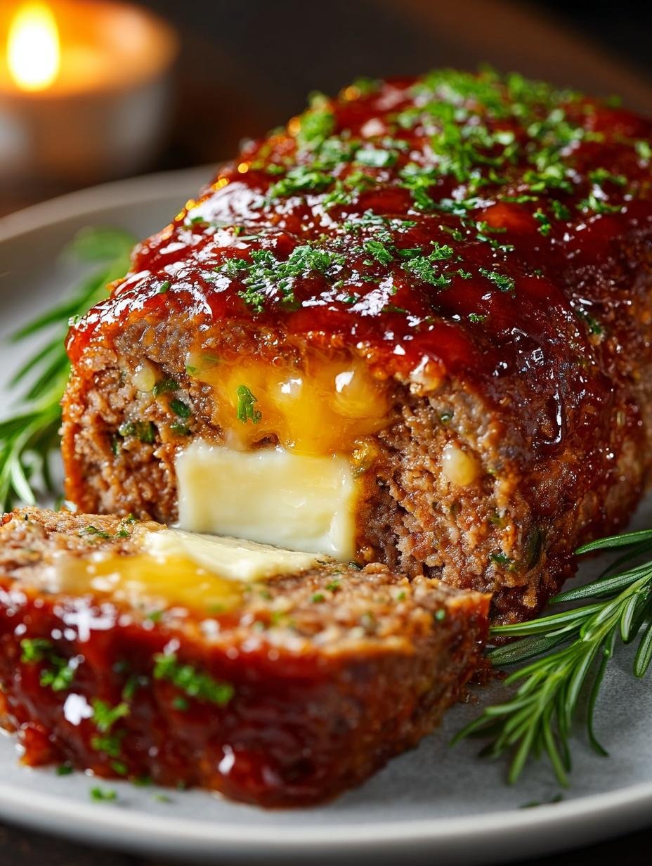 Cheddar Stuffed Glazed Meatloaf: 5 Comforting Tips - Cheddar Stuffed Glazed Meatloaf - additional detail
