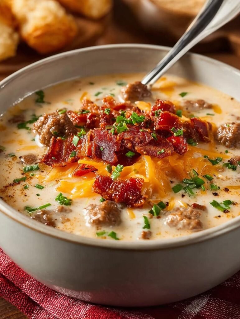 Cheeseburger Soup