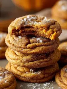 Chewy Pumpkin Cookies For