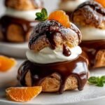 Chocolate Orange Profiteroles