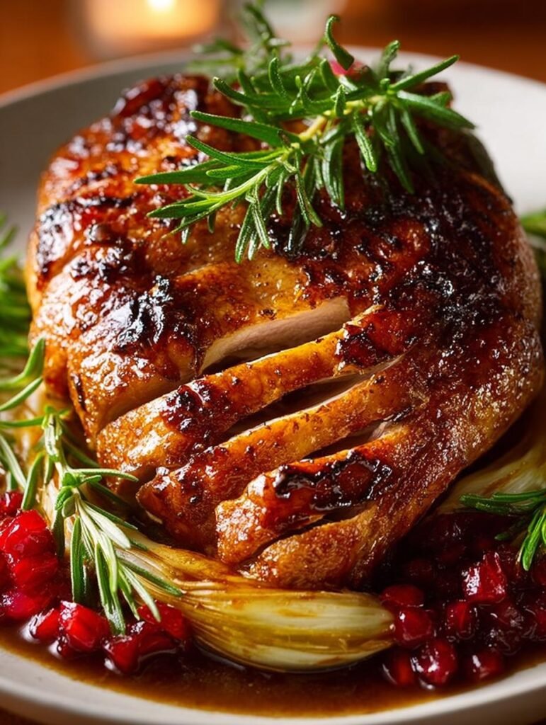 Christmas Roast Duck with