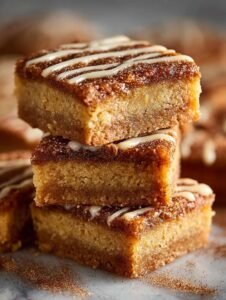 Cinnamon Sugar Blondies