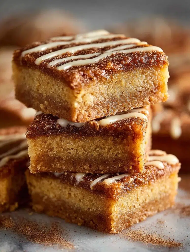 Cinnamon Sugar Blondies