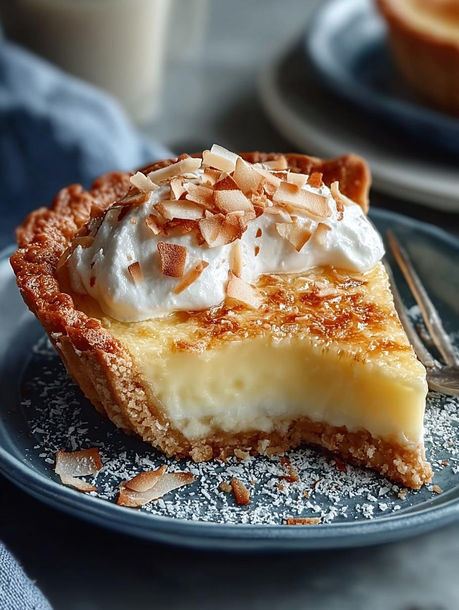 Coconut Custard Pie: 5 Steps to a Creamy Delight 2 Coconut Custard Pie: 5 Steps to a Creamy Delight - Coconut Custard Pie - main visual representation