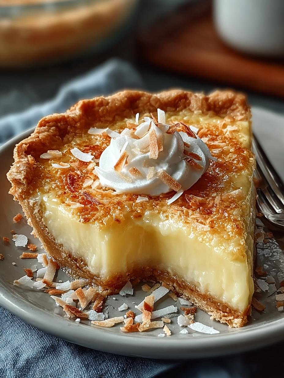 Coconut Custard Pie: 5 Steps to a Creamy Delight 1 Coconut Custard Pie