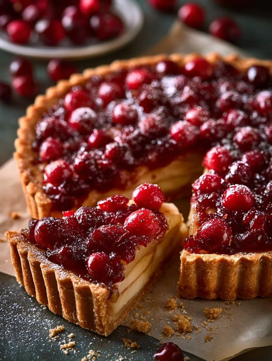 Delicious Cranberry Spiced Pear Tart Recipe for Fall 3 Delicious Cranberry Spiced Pear Tart Recipe for Fall - Cranberry Spiced Pear Tart - additional detail