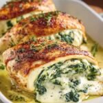 Creamy Spinach Cheese Stuffed