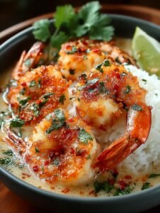 Creamy Thai Coconut Shrimp