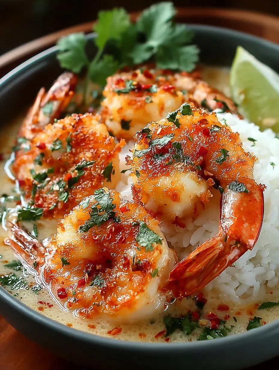 Creamy Thai Coconut Shrimp
