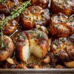Crispy Garlic Thyme Roasted