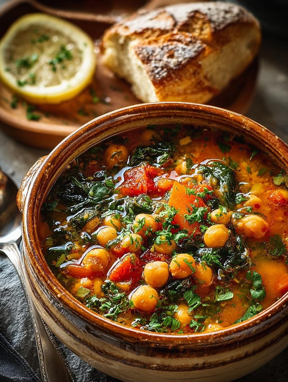 Hearty Chickpea Stew with 7 Comforting Ingredients - Hearty Chickpea Stew with - additional detail