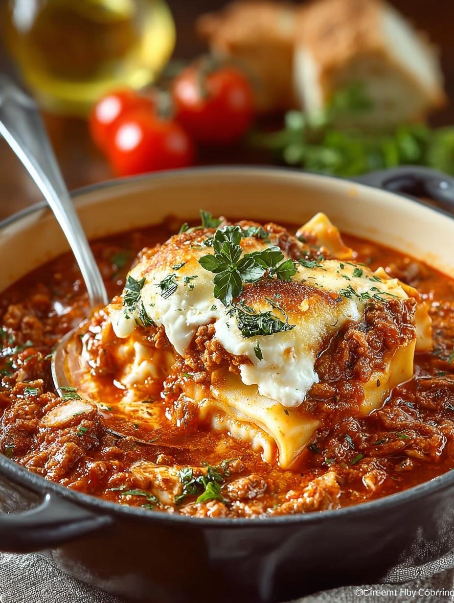 Lasagna Soup: 6 Comforting Recipes for Cozy Evenings - Lasagna Soup - main visual representation