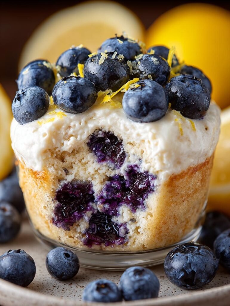 Lemon Blueberry Cottage Cheese