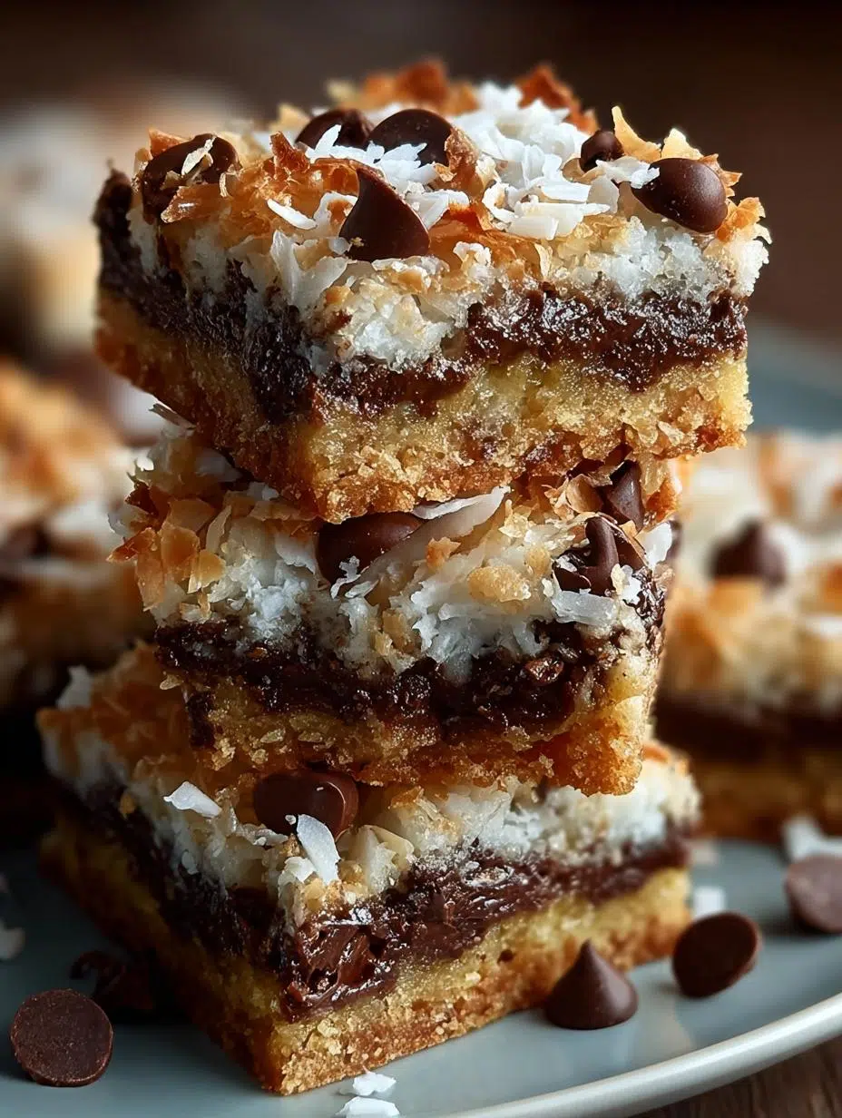 Magic Cookie Bars: 7 Layers of Decadent Delight 2 Magic Cookie Bars: 7 Layers of Decadent Delight - Magic Cookie Bars - main visual representation