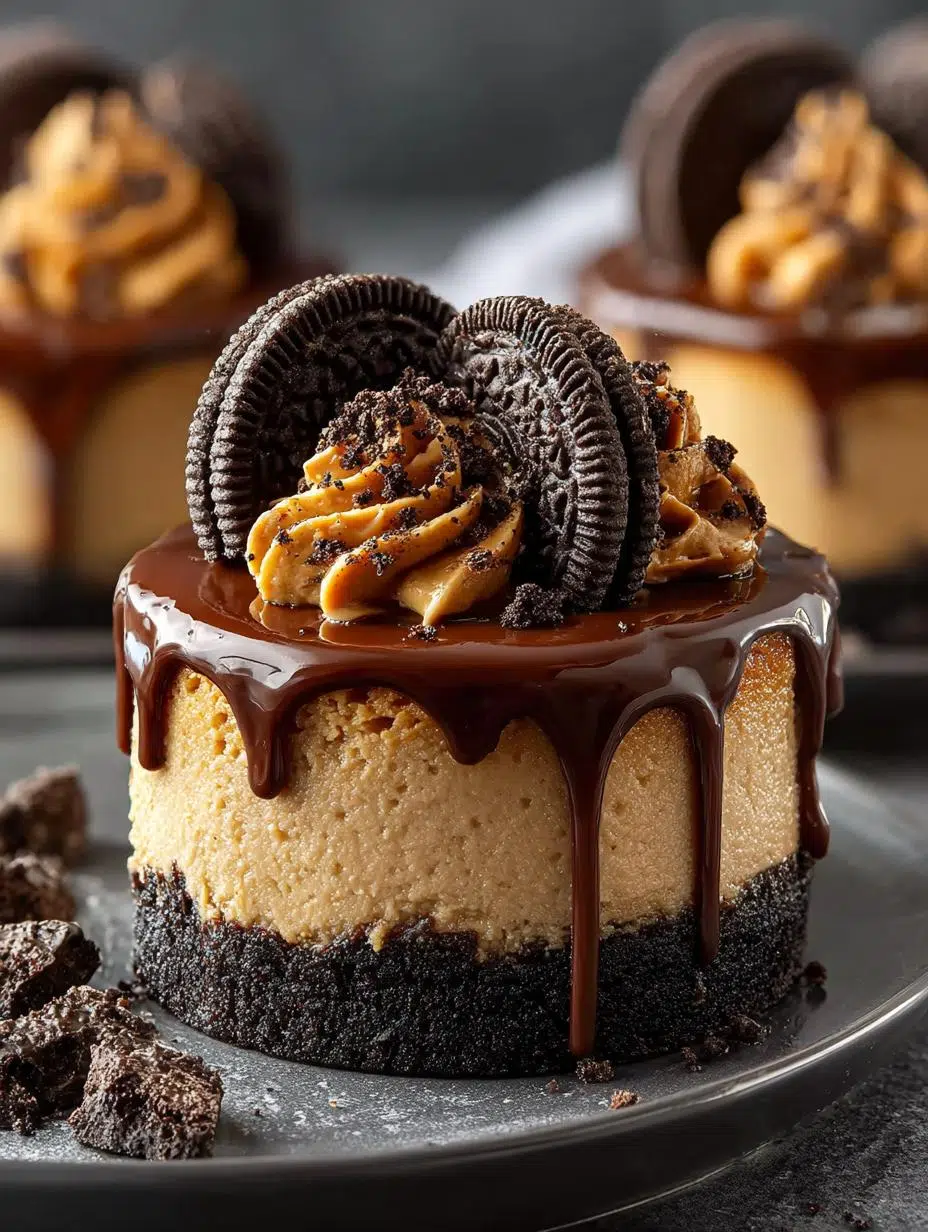 Peanut Butter Oreo Cheesecake: 10 Irresistible Bites - Peanut Butter Oreo Cheesecake - additional detail