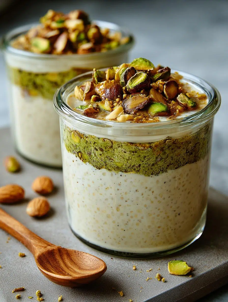 Creamy Pistachio Overnight Oats: 5 Easy Steps - Pistachio Overnight Oats - additional detail