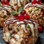 Rice Krispie Christmas Puds