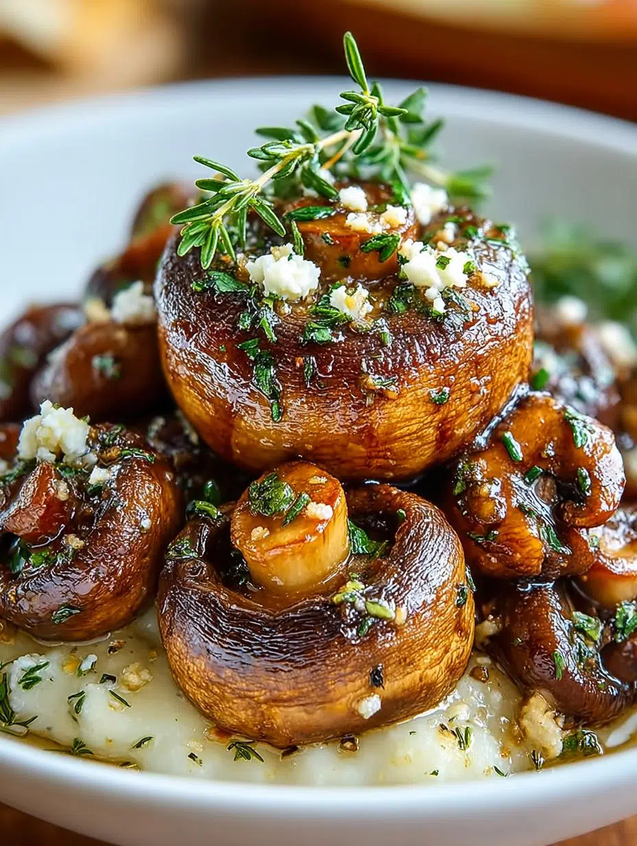 Roasted Mushrooms Browned Butter
