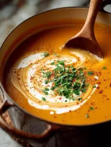 Root Vegetable Soup with Curry Cream: A Hearty Delight 6 Root Vegetable Soup with
