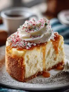 Sugar Cookie Cheesecake Festive