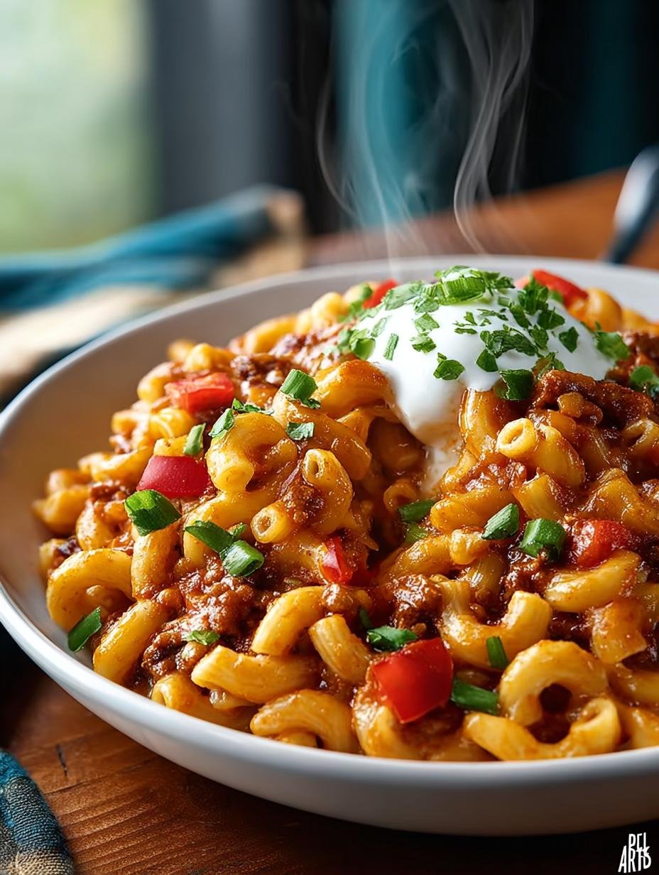 Savory Vegetarian Chili Mac for Cozy Nights - Vegetarian Chili Mac - main visual representation