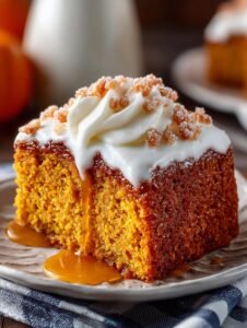 Air Fryer Pumpkin Cake