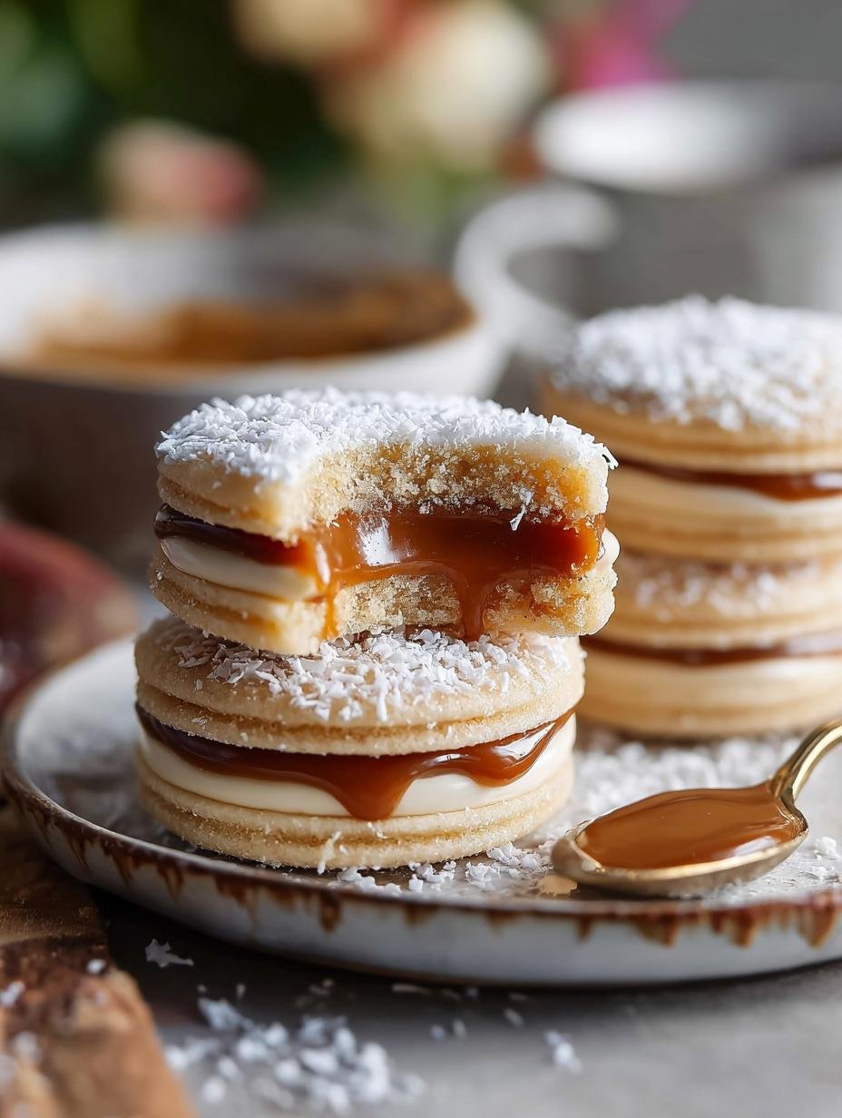 Alfajores with Dulce Leche: 12 Irresistible Treats 3 Alfajores with Dulce Leche: 12 Irresistible Treats - Alfajores with Dulce Leche - additional detail