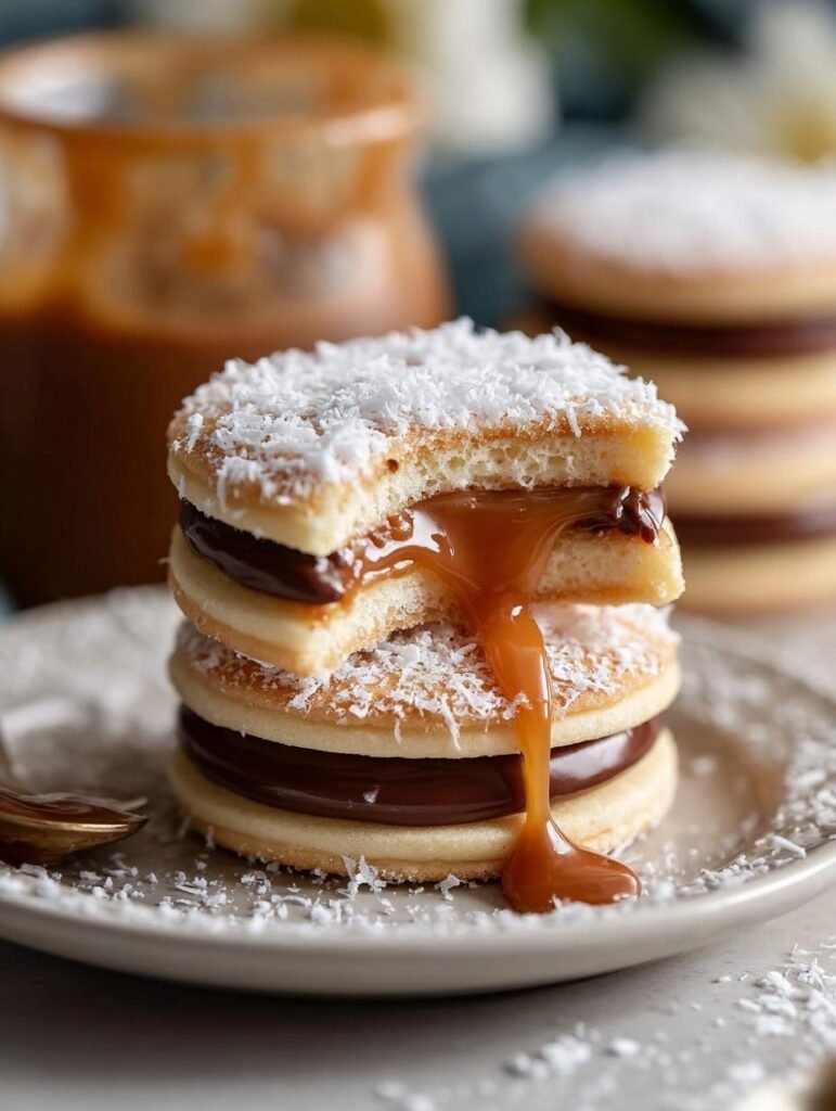 Alfajores with Dulce Leche