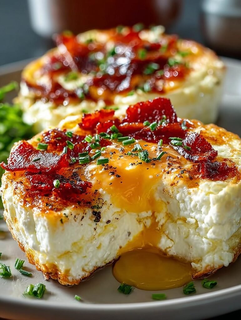 Baked Cottage Cheese Eggs