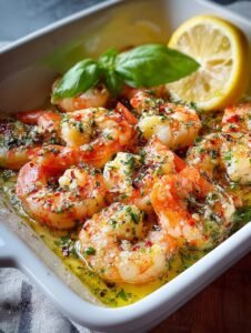 Baked Shrimp Scampi with Lemon and Garlic Recipe 8 Baked Shrimp Scampi with