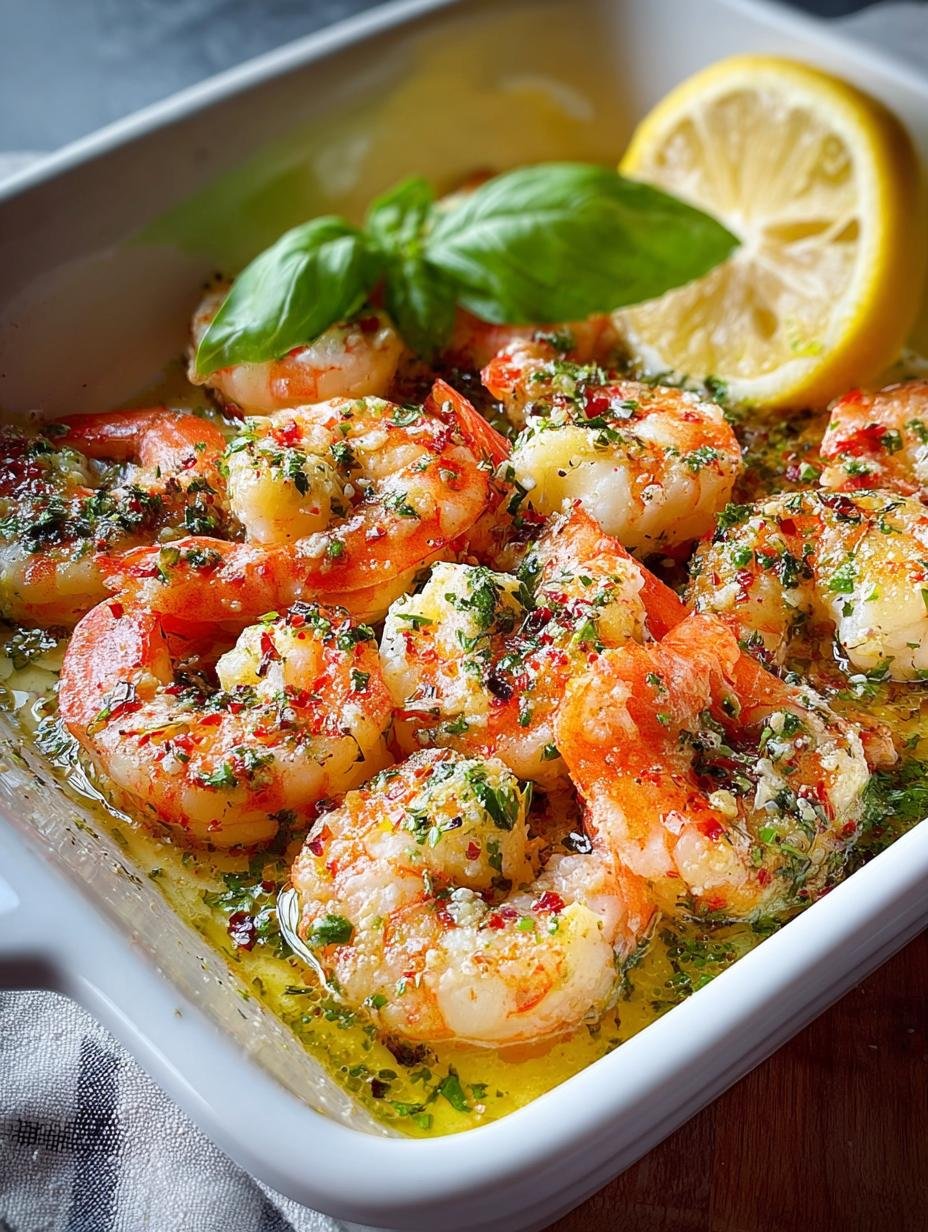 Baked Shrimp Scampi with