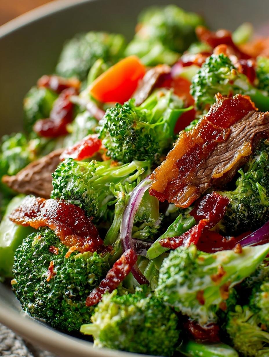 Hearty Broccoli Beef Bacon Salad: A Must-Try Delight - Broccoli Beef Bacon Salad - main visual representation