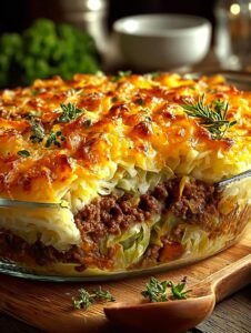Cabbage Beef Bake