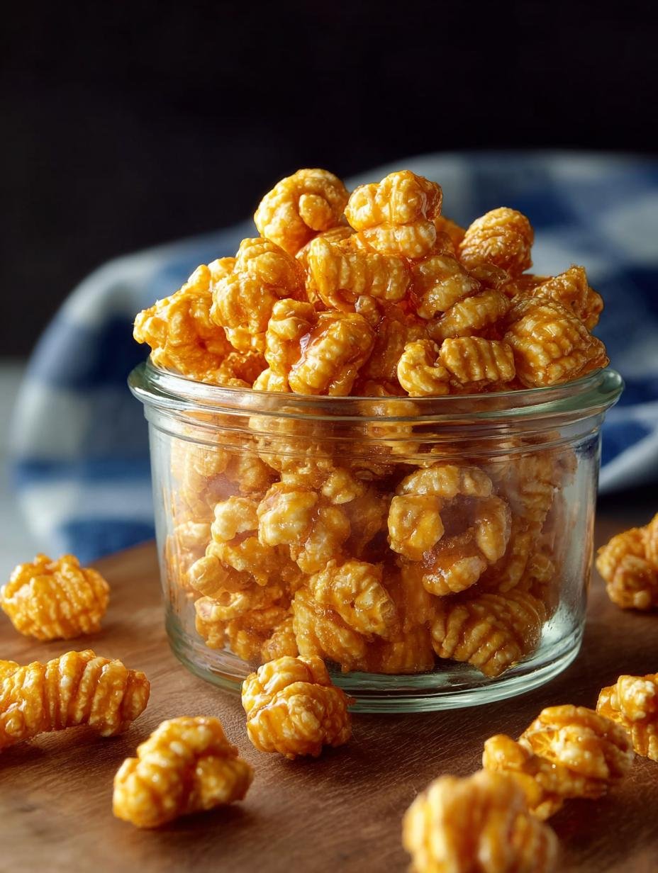 Caramel Puff Corn Snack: 7 Irresistible Steps 3 Delicious Caramel Puff Corn Snack ready to serve