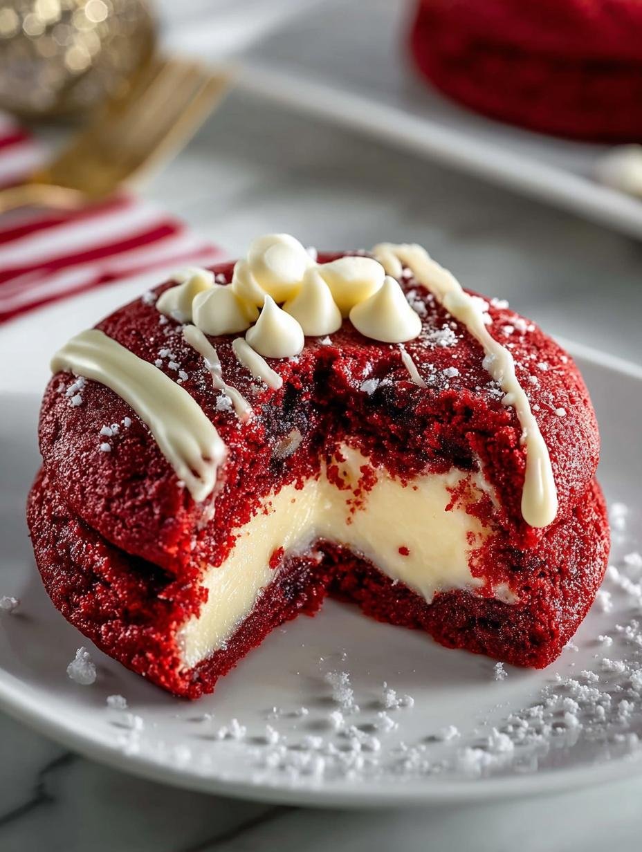 Cheesecake Stuffed Red Velvet Cookies: 5 Irresistible Treats - Cheesecake Stuffed Red Velvet - main visual representation