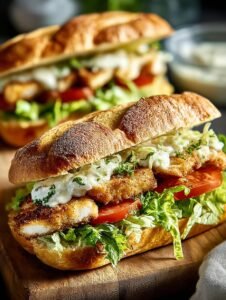Chicken Caesar Sandwiches