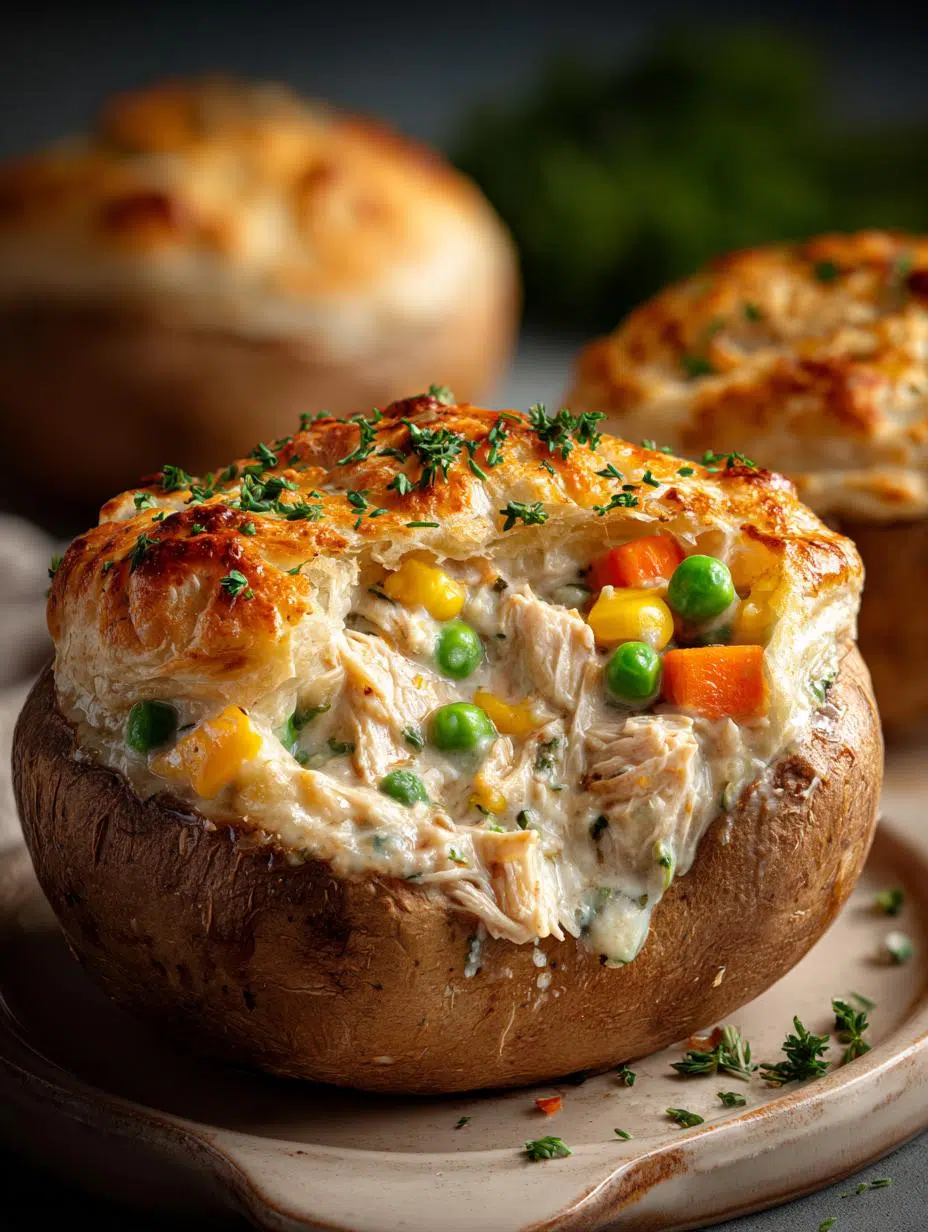 Chicken Pot Pie Stuffed Sweet Potatoes Delight - Chicken Pot Pie Stuffed - additional detail