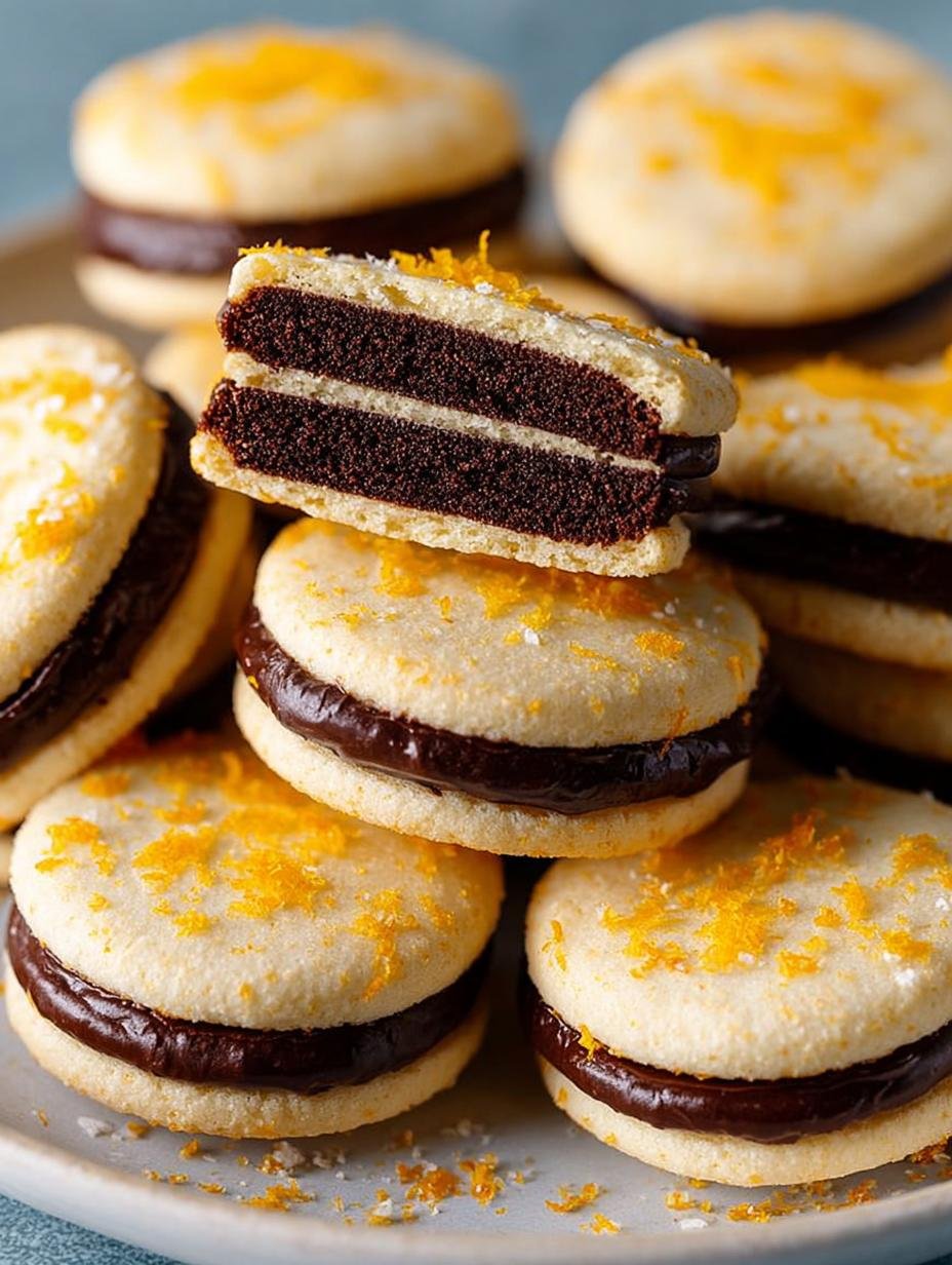 Chocolate Orange Sandwich Cookies: A Delightful Treat - Chocolate Orange Sandwich Cookies - main visual representation