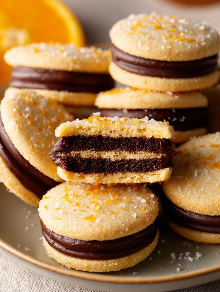 Chocolate Orange Sandwich Cookies: A Delightful Treat - Chocolate Orange Sandwich Cookies - additional detail