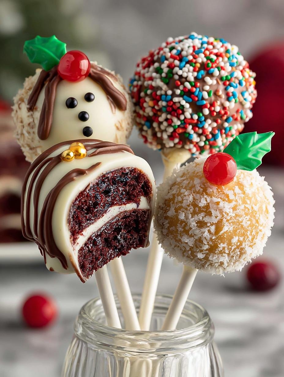 Christmas Cake Pops