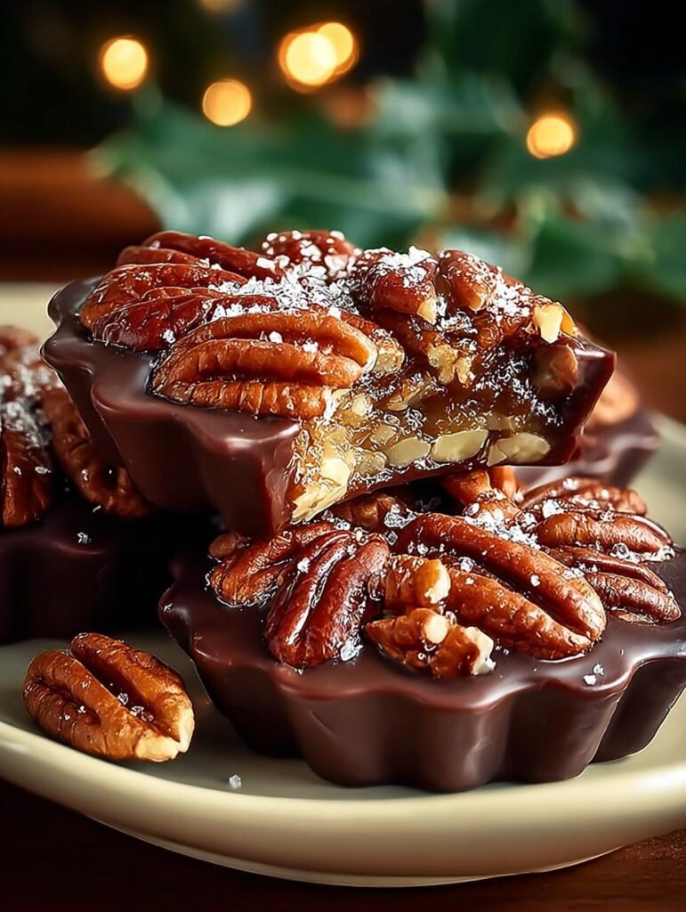Christmas Pecan Turtles