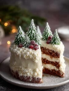 Christmas Tree Cake with