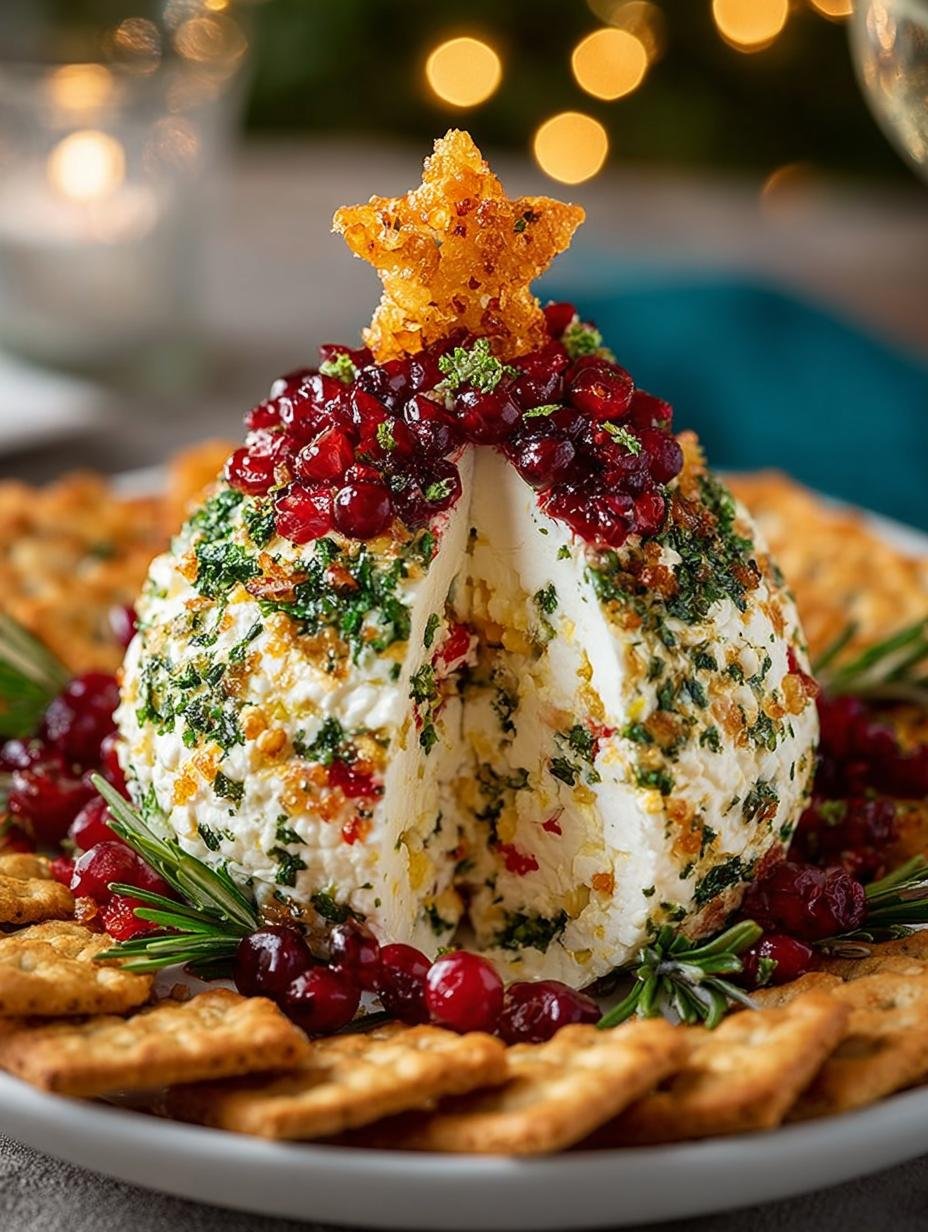 Delightful Christmas Tree Cheese Ball Recipe for Parties 2 Delightful Christmas Tree Cheese Ball Recipe for Parties - Christmas Tree Cheese Ball - main visual representation