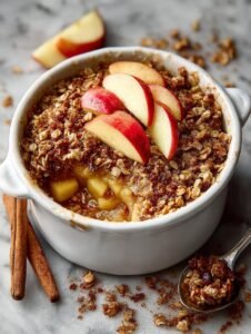 Cinnamon Apple Baked Oatmeal