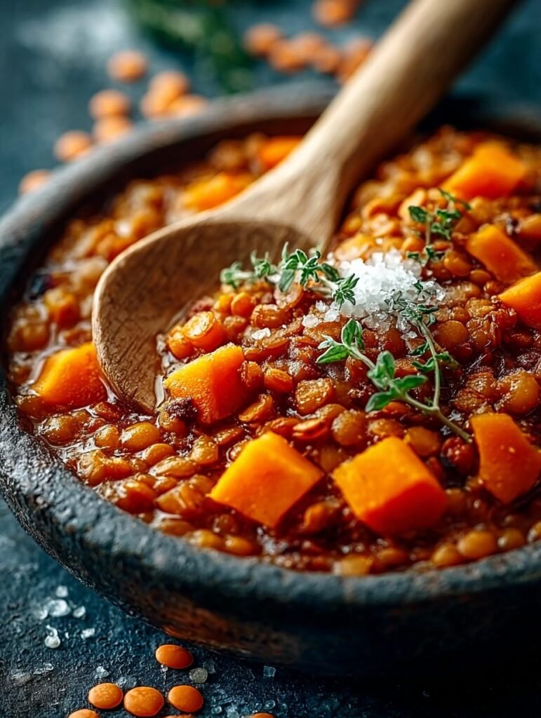 Cozy Sweet Potato Lentil