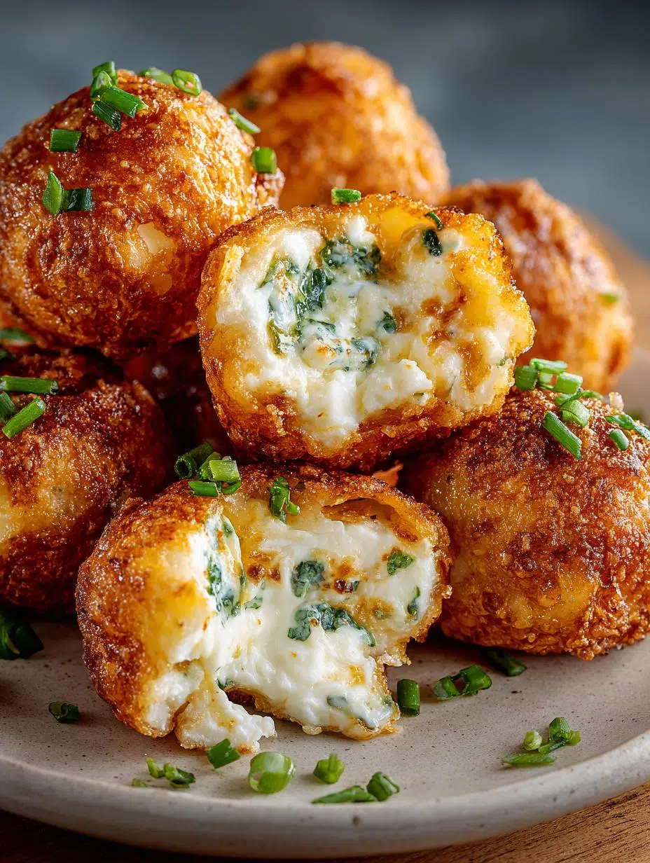 Irresistible cream cheese poppers fresh from the oven on a serving platter
