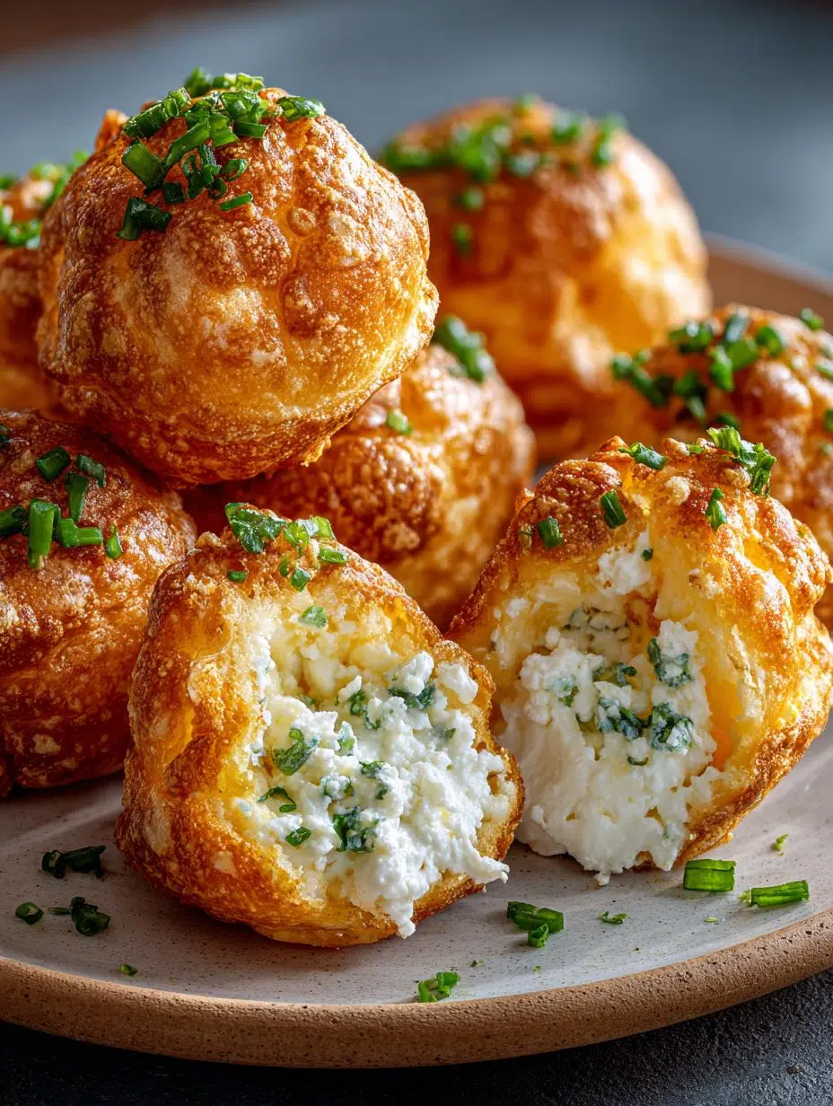 Step-by-step preparation of cream cheese poppers with fresh ingredients